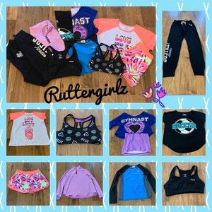 Girls Bundle of 8 Active Wear - M/L